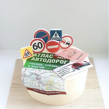 Торт "Покорительнице дорог" купить - комсомольскнаамуре.сладкоежкин.рф