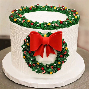 «Рождественский венок» купить - комсомольскнаамуре.сладкоежкин.рф