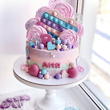 Торт "Сладкий поп-ит" купить - комсомольскнаамуре.сладкоежкин.рф