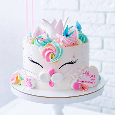 Торт "Сладкий котик" купить - комсомольскнаамуре.сладкоежкин.рф