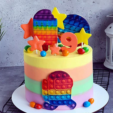 "Радужный поп-ит" купить - комсомольскнаамуре.сладкоежкин.рф