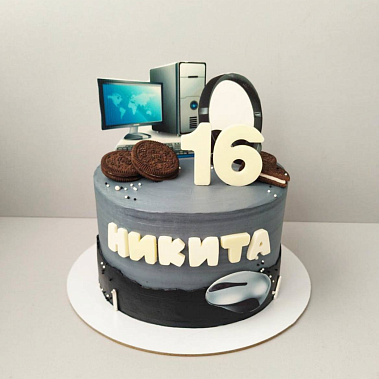 Торт "Компьютер" купить - комсомольскнаамуре.сладкоежкин.рф