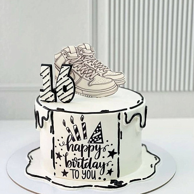 Торт "Кроссовки" купить - комсомольскнаамуре.сладкоежкин.рф